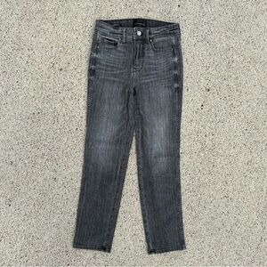 White House Black Market Charcoal Denim Jeans